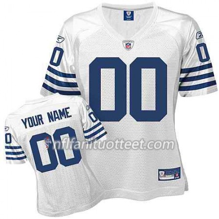 Nainen Indianapolis Colts NFL Pelipaita Custom Valkoinen 